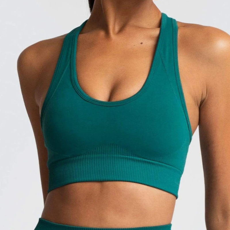 

resistant Running Sports Underwear Womens Push-up Stereotypes Anti-Sagging Fitness Bra Yoga Vest /30, Black and white with pattern