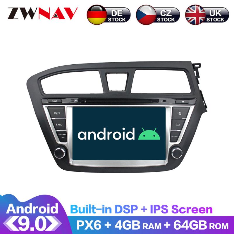 

Android 9 IPS Screen PX6 DSP For i20 2014 2015 2016 -2018 Car DVD GPS Multimedia Player Headunit Radio Navi Audio Stereo