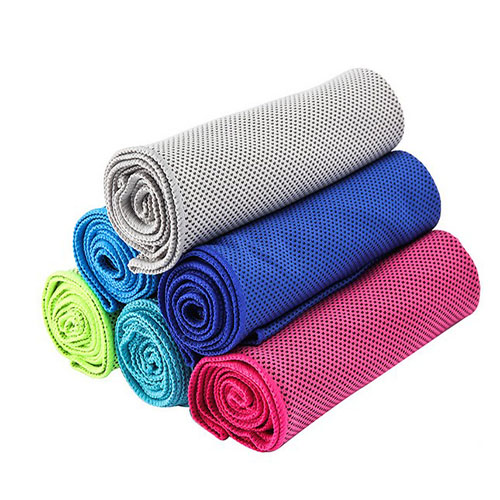 

Microfiber Sport Towel Rapid Cooling Ice Face Towel Quick-Dry Beach Towels Summer Enduring Instant Chill Towels for Fitness Yoga, Multicolor