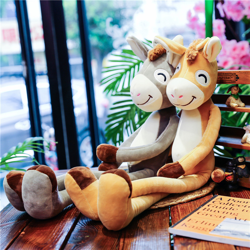 

Lovely Cartoon Plush Toy, Donkey Doll, Big Size Stuffed Animal, Pillow, Bolster, for Party Kid' Birthday Gifts, Collecting, Home Decorations, Multicolor