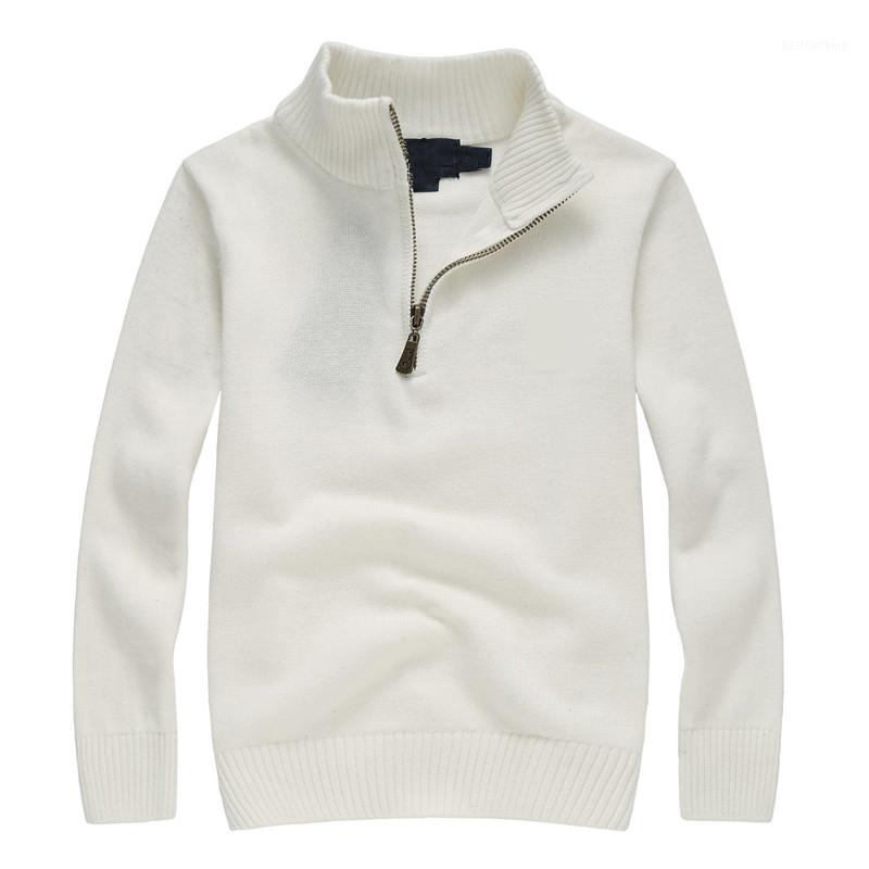 Hommes tricoté chemise marque pull hommes Polos fermeture éclair conception brodé à manches longues pulls pour l'automne Wint1