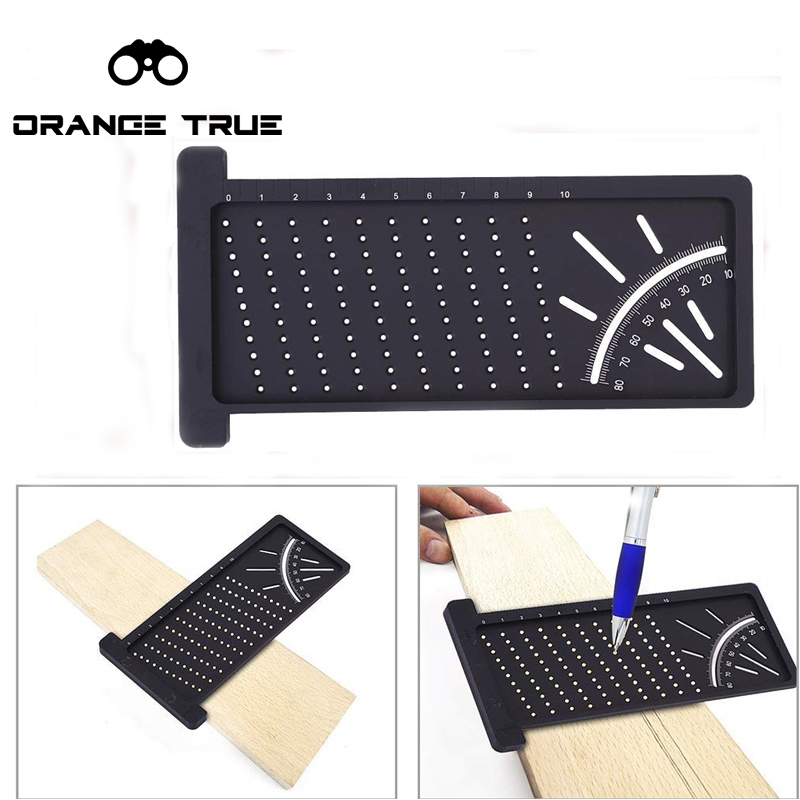 

New Wood Working Ruler 3D Mitre Angle Measuring Square Measure Tool 90 Degree with Carpenter Pencil