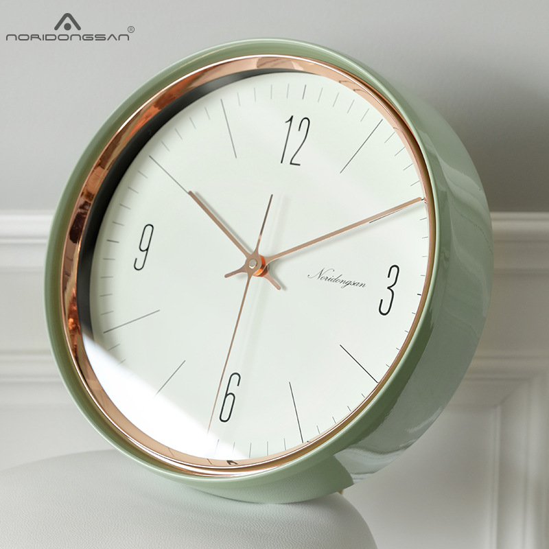 

13 inch Nordic Creative Fashion Wall Clock Minimalist Silent Living Room Bedroom Kitchen Watch Quartz Mute Punch-free Clocks