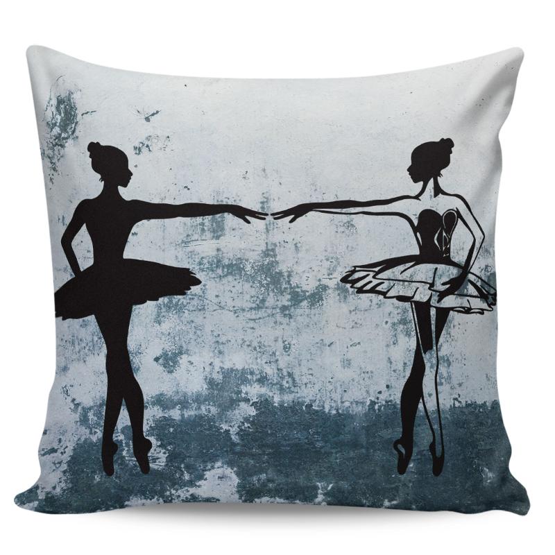 

Ballet Dancer Danced Wall Pillowcases Long Pillow Case Pillow Sack Pillowslip Bedding Multi-Size Cover, As pic
