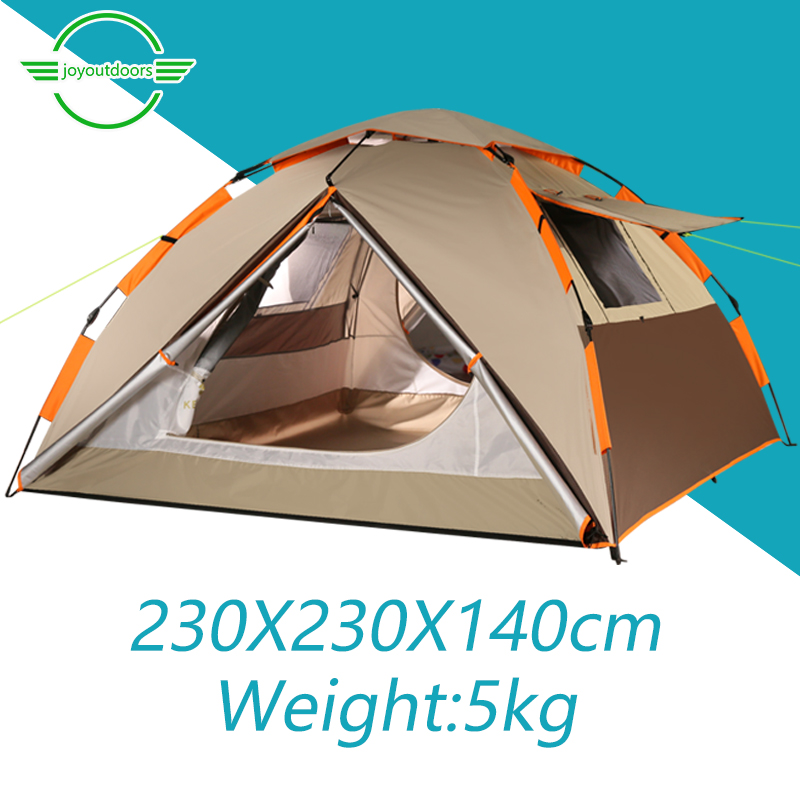 

Automatic Outdoor Family Tent Camping For Beaching Hiking Sporting Event Rainproof Double Layers Leisure Super Light Tent