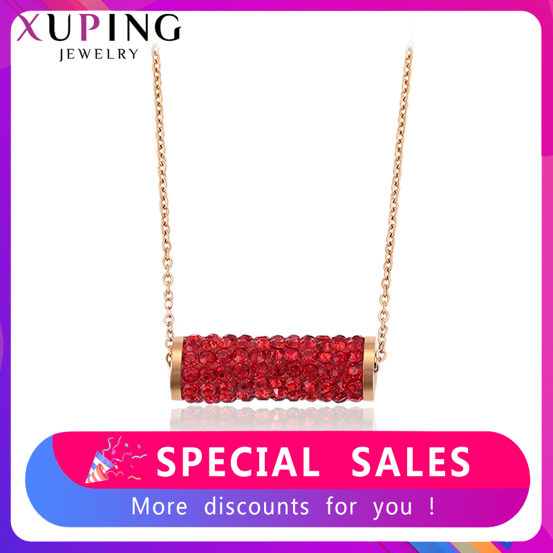 

Xuping Fashion Pendant Necklace Women Hot Sell Stainless Steel Jewelry Party Engagement Family Gift SS5-46652
