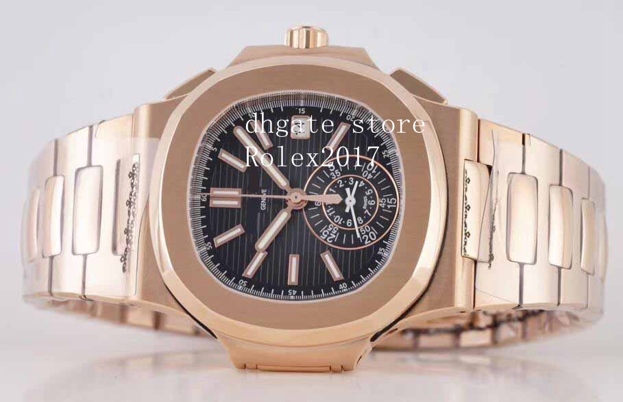 

6 Style Best Quality 3K Factory 40.5Mm Men's ETA Cal.324 Date Men PP.CH28-520 Chrono 5980 Sport Steel Movement Automatic Wristwatches