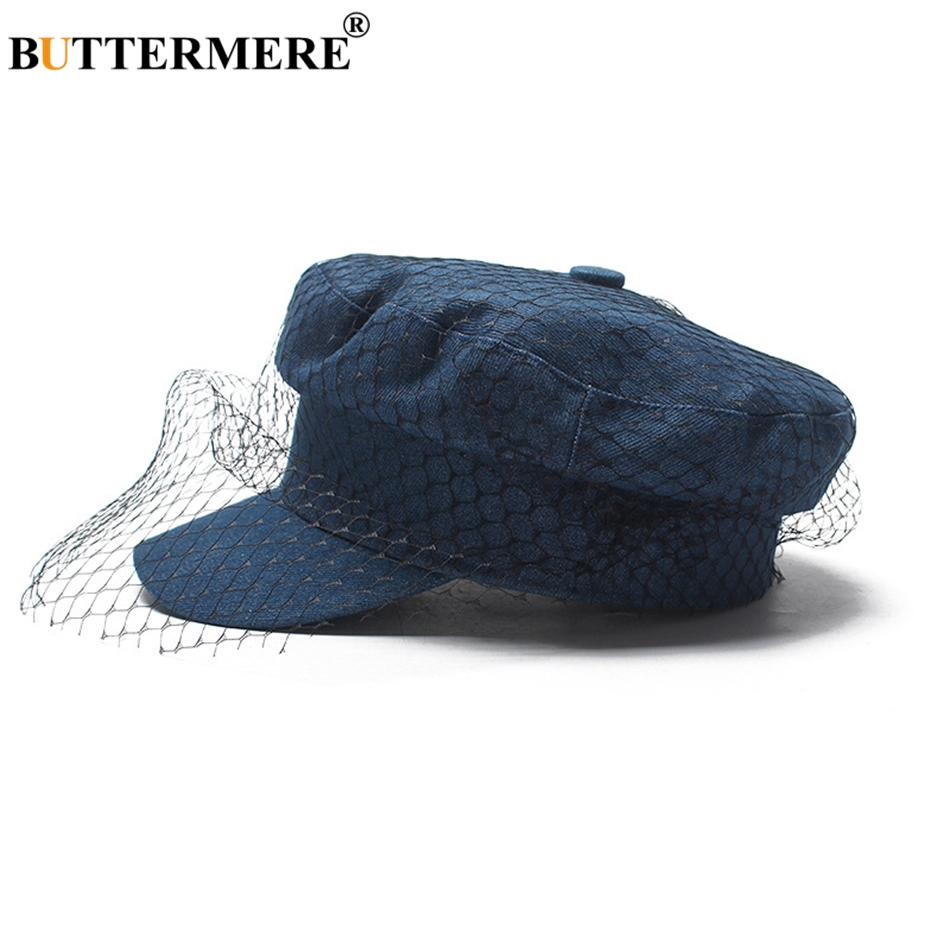 blue newsboy cap