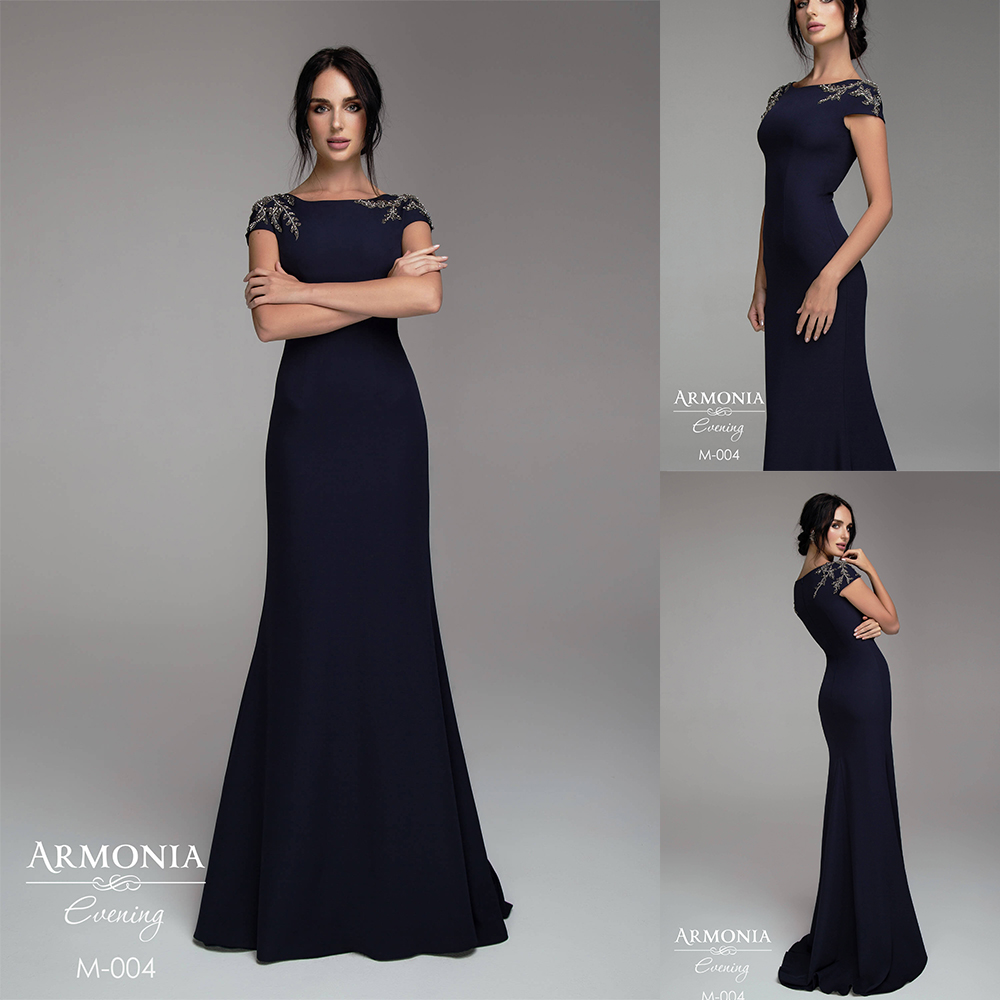 

Black Sheath Prom Dresses Jewel Neck Capped Sequins Beads Tulle Party Gowns Sweep Train Special Occasion Dresses