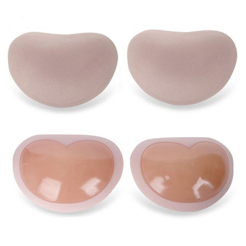 

Heart Padding Magic Bra Insert Pads Push Up Silicone Bra Adhesive Breast Enhancer Bikini For Women Swimsuit