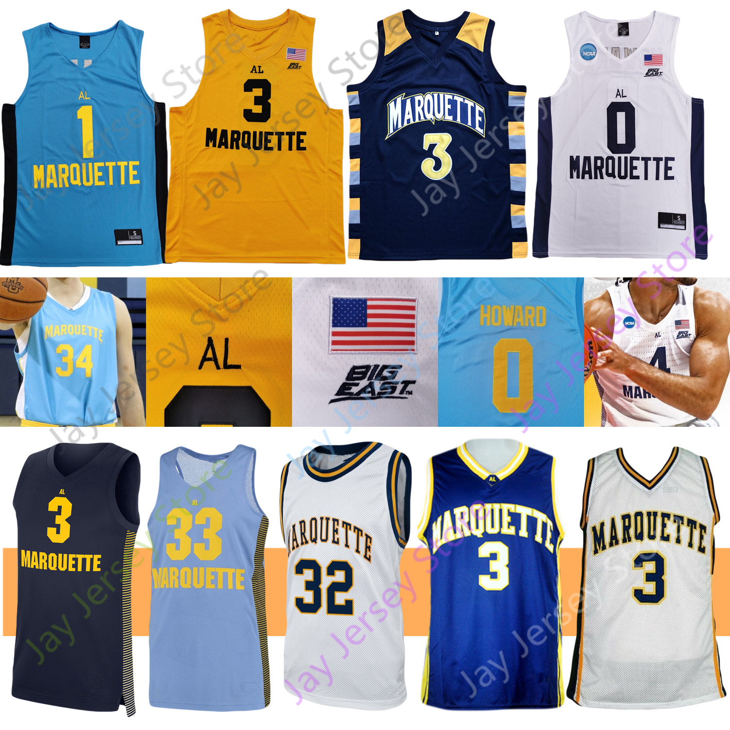 marquette basketball jersey for sale