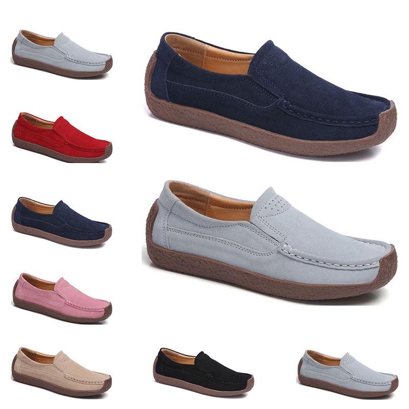 

New Fashion 35-42 Eur new women's leather shoes Candy colors overshoes British casual shoes free shipping Espadrilles #Thirty nine, #05