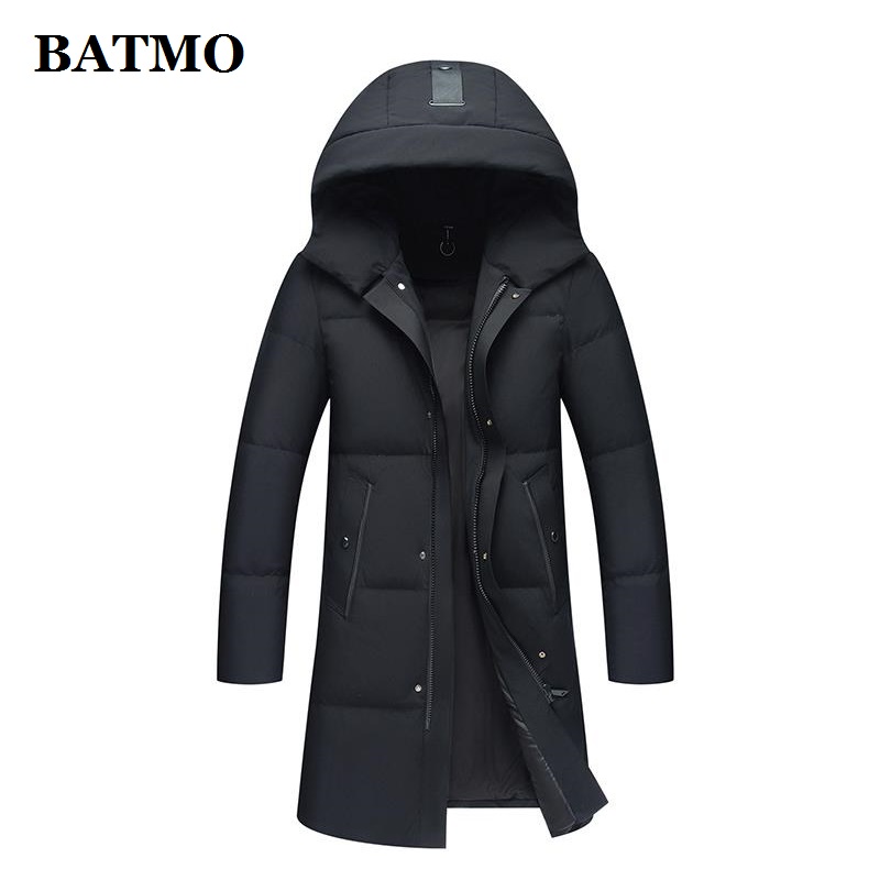 

winter 90% white duck down hooded jackets men,men's winter hooded jakcets,warm coat,plus-size -3XL 812, Black