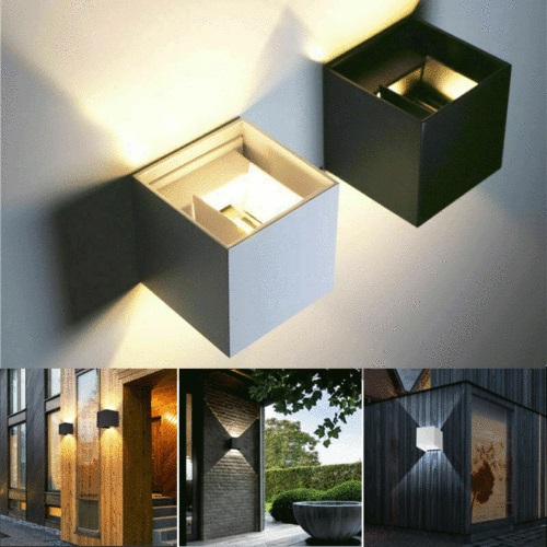 Brand New Modern 12W LED Wall Indoor Outdoor Sconce Lighting Lamp Fixture Garden Home Household Wall Lamp Nordic Style-image-482583120