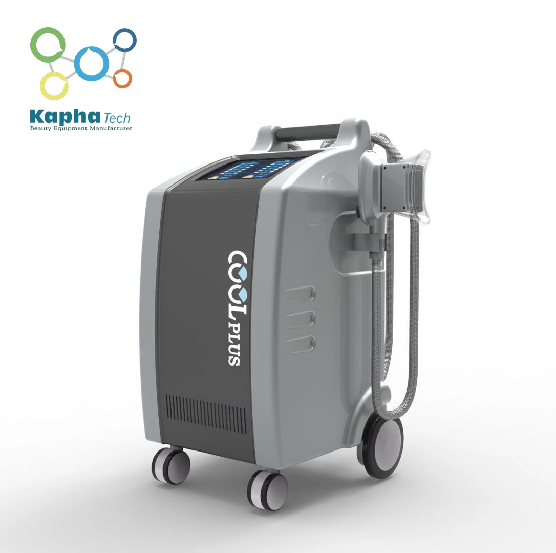 portable Cryolipolysis slimming machine for cryo double chin treatment and body fat removal weight loss cool scuplting has 4 handles
