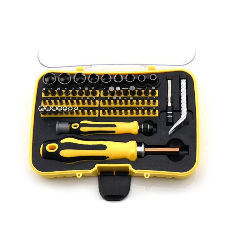 

PARON 70In1 Technical Screwdriver Short Set Electrician Head Magnetic Ring Screw Driver Thread Bit Multifunctional Tool Cabinet