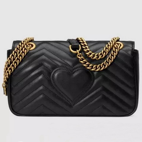 Cosmetic Bags Chain Shoulder Women Messenger Bags Feminina Leather Heart Style Lady Crossbody Bag Handbags-image-462795496