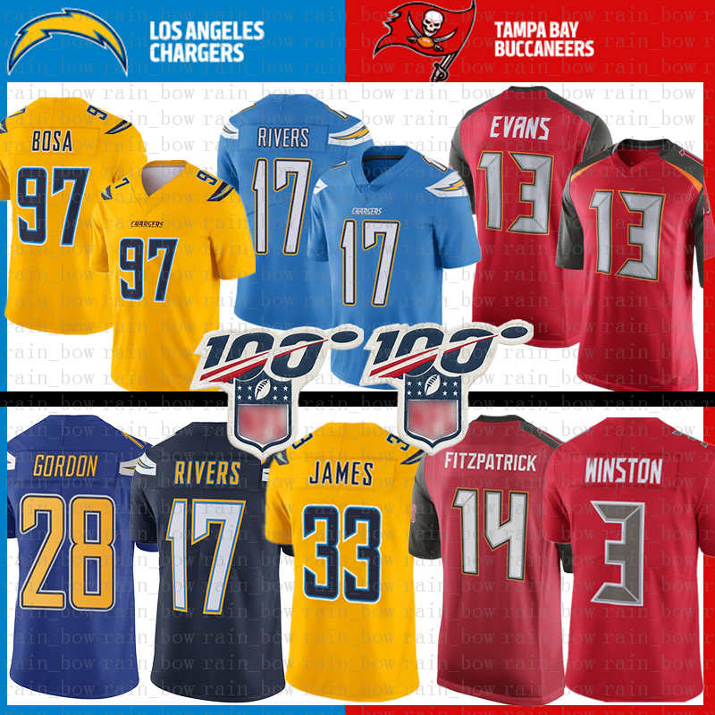 gordon chargers jersey