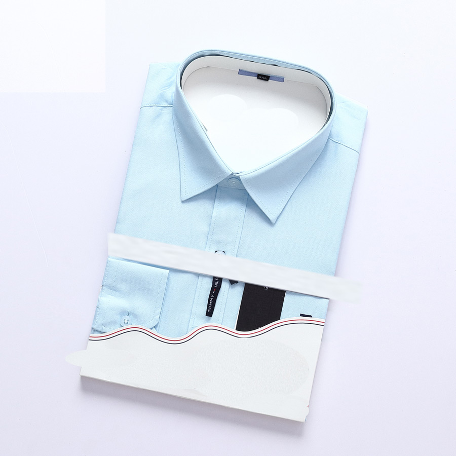 

Men T-shirt 100% Cotton 2019 hot sale Collar Dress Fashion Long Sleeve Premium Shirting Men's brand Shirt, Color