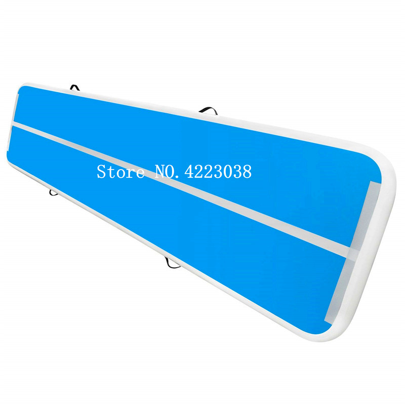 

3*1*0.2m bule air tumbling track gymnastics cheer leading inflatable mat air track