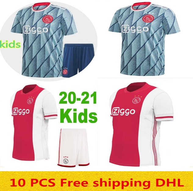 

20 21 Ajax away soccer jersey PROMES ALVAREZ Ajax 2020 2021 camiseta de fútbo VAN DE BEEK TADIC ZIYECH FOOTBALL SHIRT MEN KIDS SETS uniform, White
