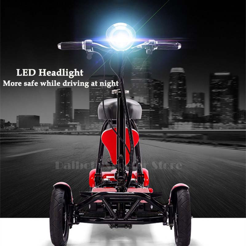 Daibot Four Wheel Electric Skateboard Portable Electric Scooters 10 Inch 36V Foldable Electric Scooter For DisabledElderly (15)