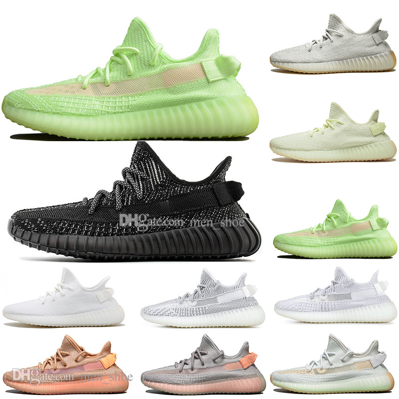

Hot Kanye West Clay V2 Static Reflective Rainbow discoloration Mens Running Shoes Hyperspace True Form Zebra Women Sports Designer Sneakers, #14