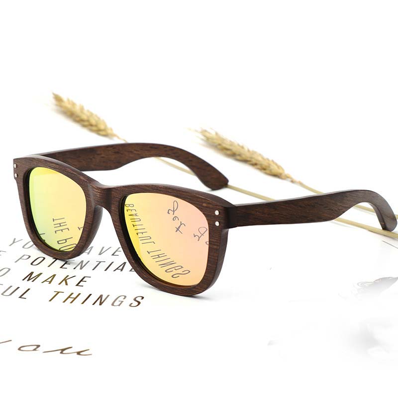 

Sunglasses BerWer 100% Real Wood Polarized Handmade Bamboo Mens Sunglass Sun Glasses Men Gafas