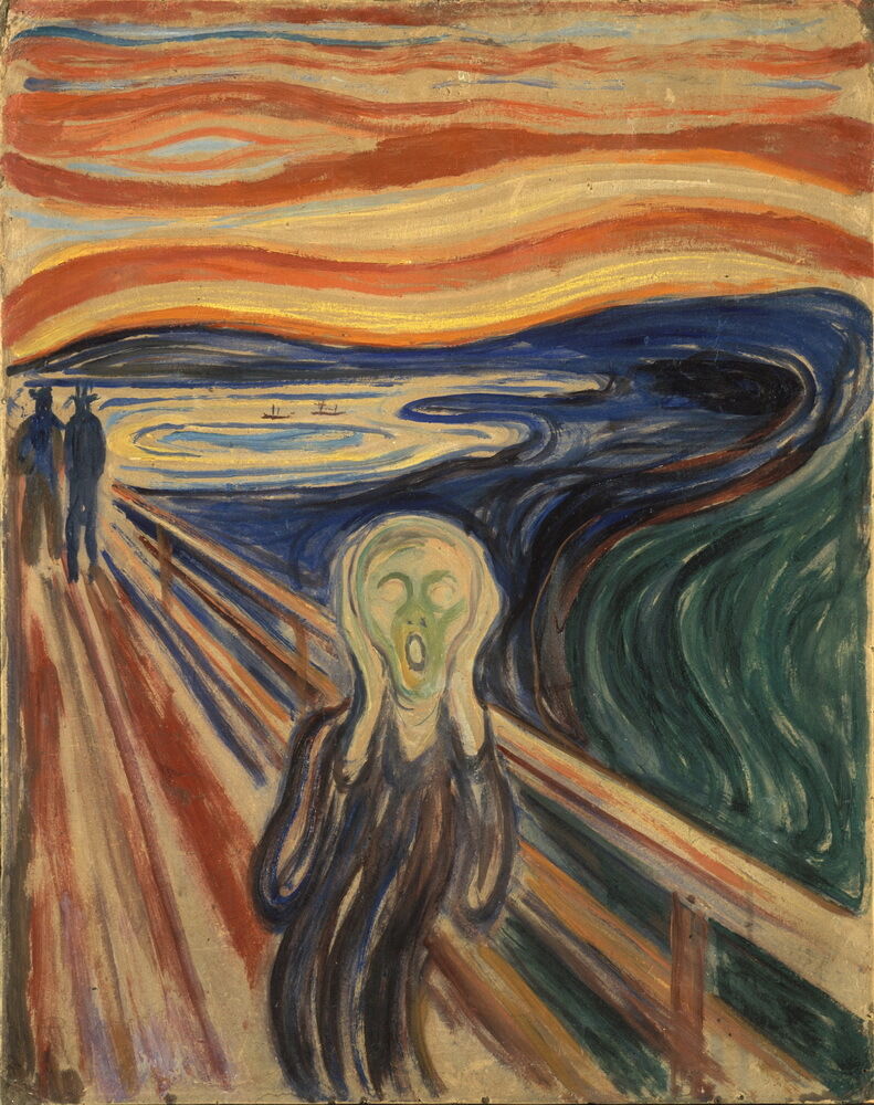 

Edvard Munch The Scream Home Decor Handcrafts /HD Print Oil Painting On Canvas Wall Art Canvas Pictures 191112