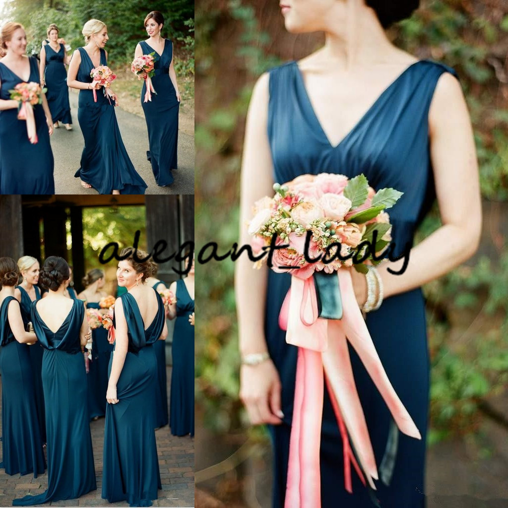 dark teal green bridesmaid dresses