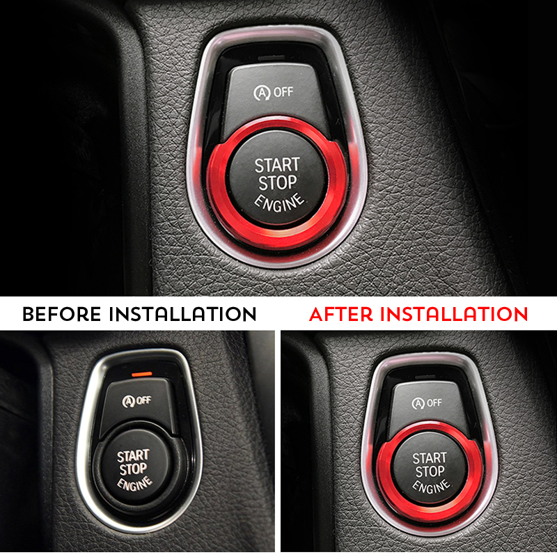 

Ceyes Car Styling Engine Start Stop Button Ring Covers Case For F20 F21 F30 F31 F10 Decoration Switch Accessories Stickers