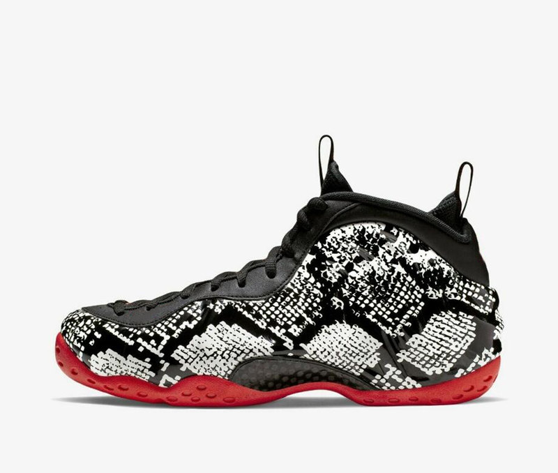 

Snakeskin Penny Hardaway Mens Basketball shoes Habanero Red Black Sneakers High quality Trainers