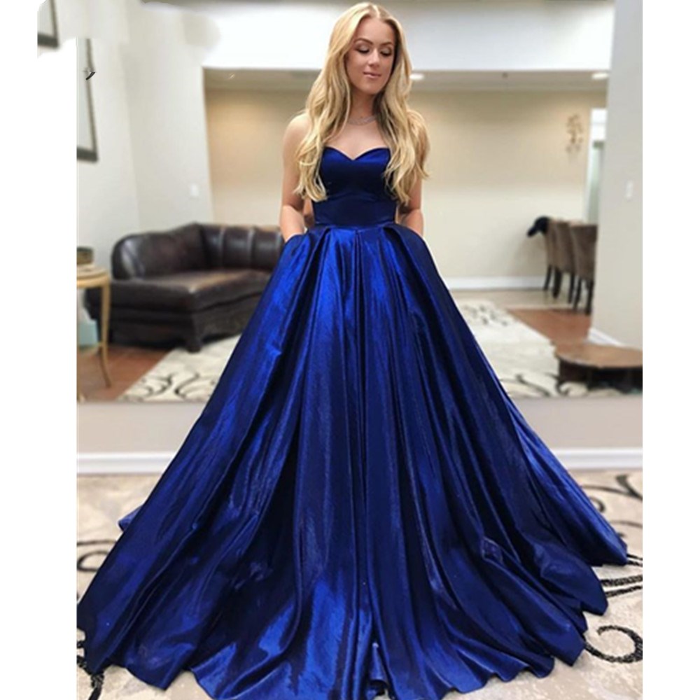 

Elegant Sweetheart Ball Gown Prom Dresses Corset Lace Up Back Satin Sleeveless Pageant Party Gowns Evening Dress Long, Dark green