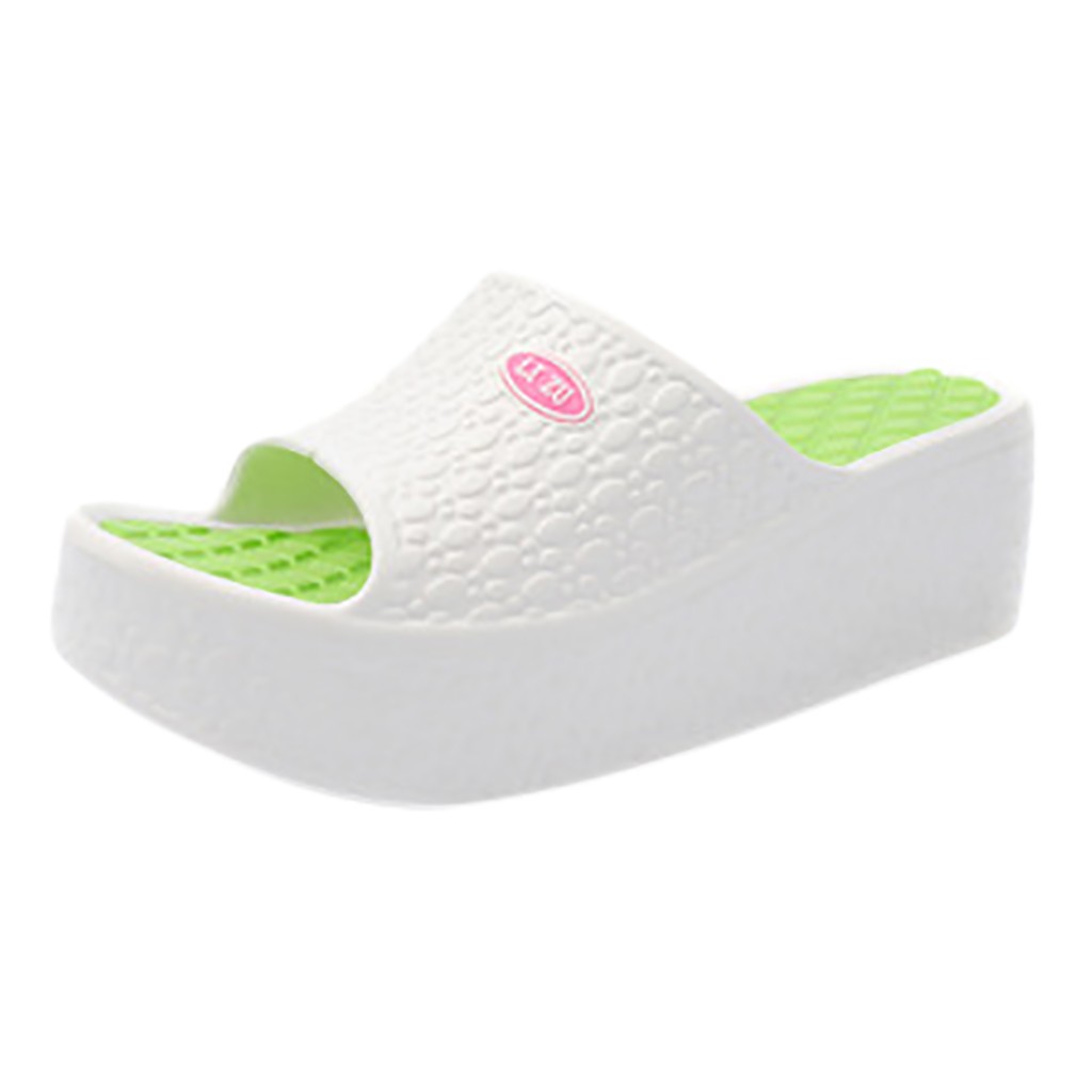 womens thick sole flip flops