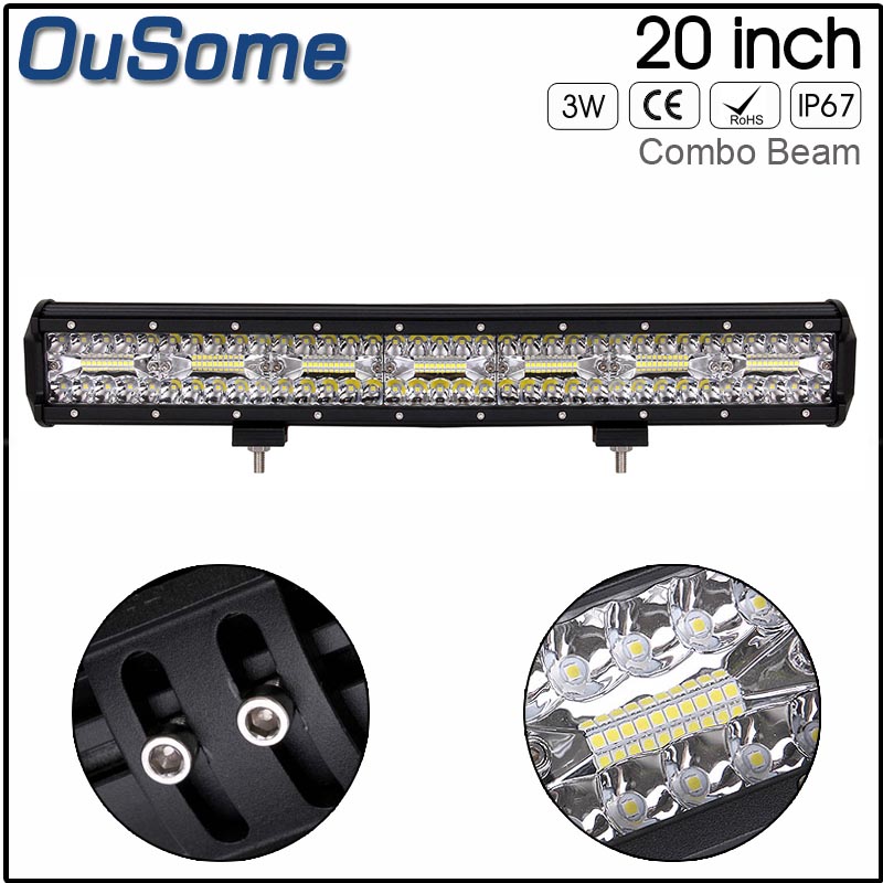 

24 months warranty 20" inch 420W waterproof LED Work Light Bar For Offroad Trucks 4WD Boat SUV ATV Boat Driving Lamps
