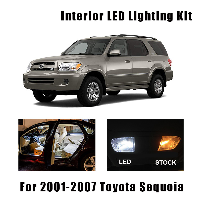 For 2004-2006 2007 2008 Acura TL LED Lights Interior Package Kit WHITE 9PCS