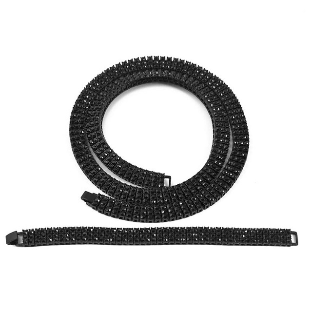 Black and Bracelet