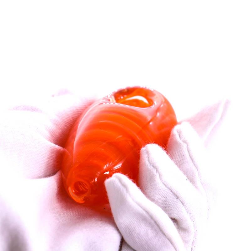 

Wholesale smoking MANUFACTURE hand pipes,spoon amazing heady glass 4" 80g best quality