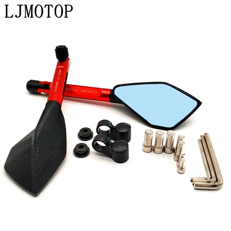 

Motorcycle Mirrors Moto Side Rearview Mirrors CNC Aluminum For C600 Sport C650 Sport C650GT C400GT F650GS F700GS