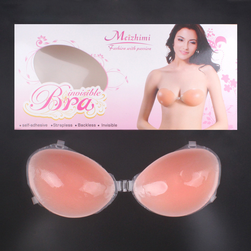 

Sexy Women Breast Pads Silicone Bra Gel invisible inserts Push Up Bra Insert Breast Cleavage Triangle Pads Enhancer