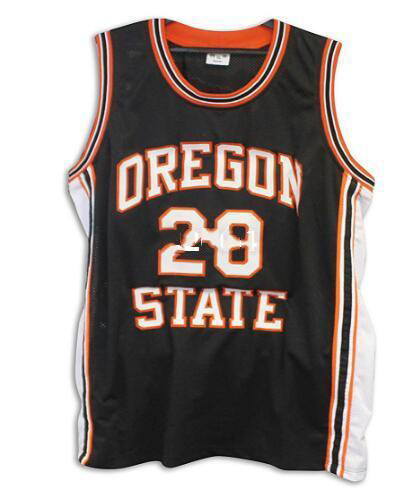 

Men Vintage #20 Gary Payton Oregon State Beavers college jersey Size S-4XL or custom any name or number jersey, Black