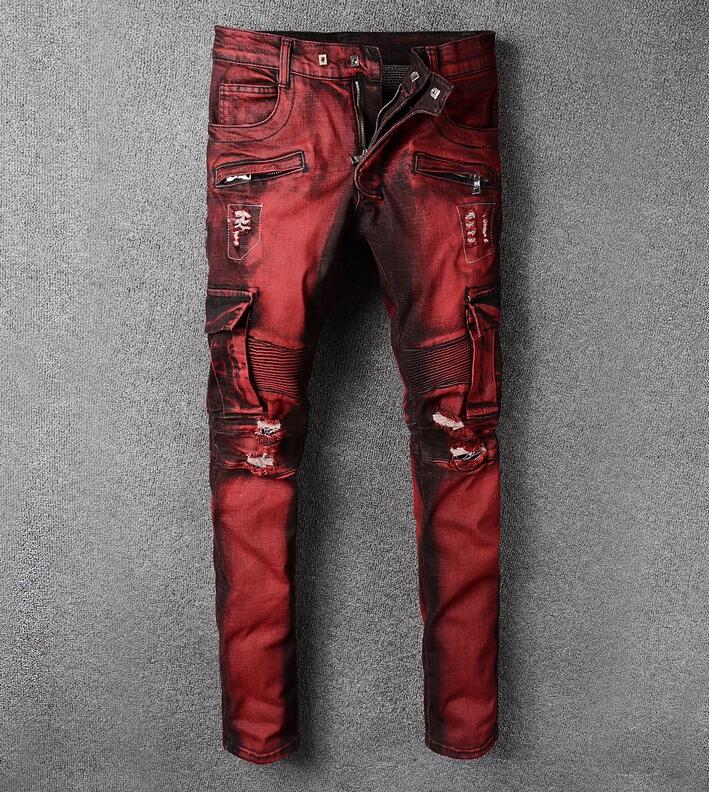 MANGCHI-Kids Little Boys Broken Holes Elastic Waist Ripped Denim Jeans Destroyed Kids Basic Pants