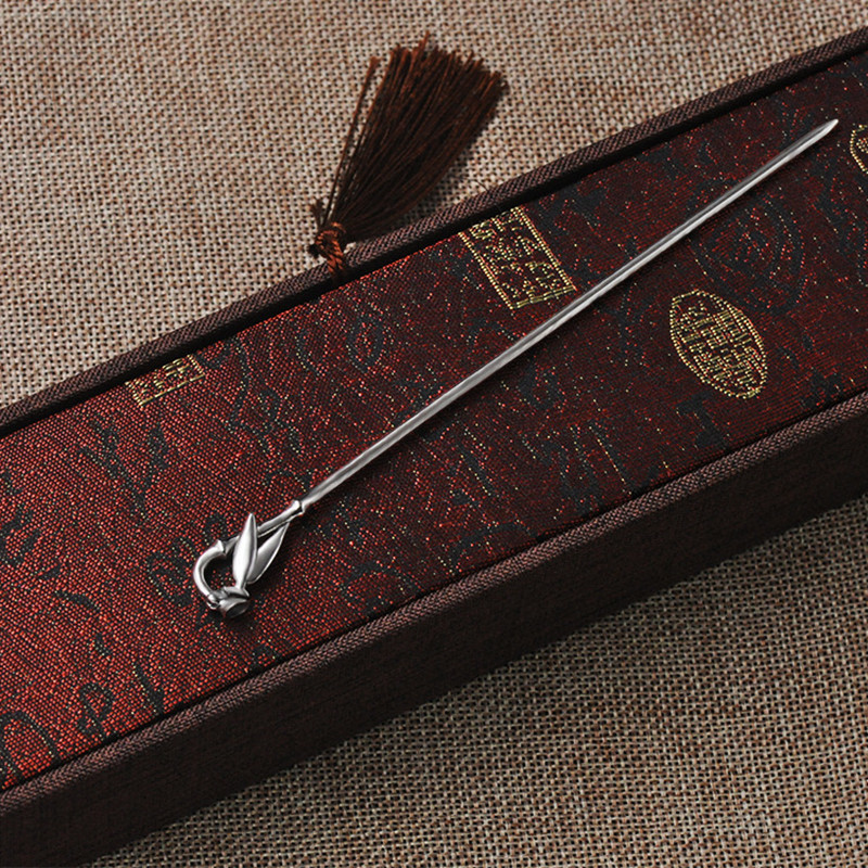 2019 Bamboo Leaf Hair Stick Women 925 Sterling Silver Hairpin