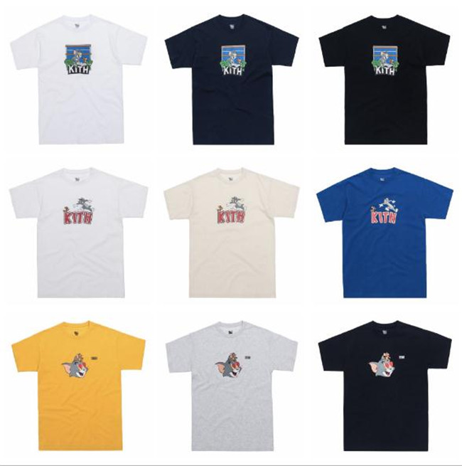 

Kith Tom and Jerry Tee man women casual t-shirt short sleeves SESAME STREET L fashion clothes tees outwear tee tops quality