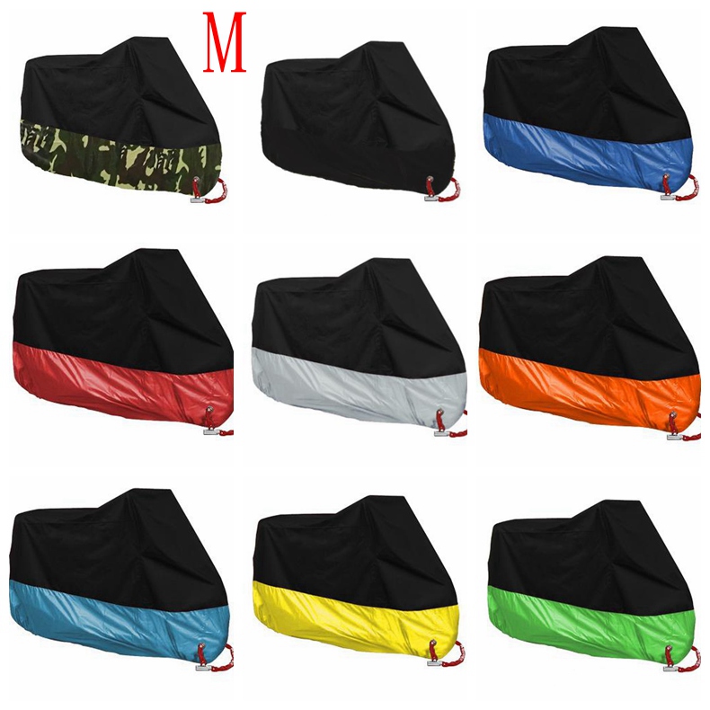 

Size M 190T Motorcycle Cover Universal Interior Exterior Uv Protector for Scooter Motorcycle Waterproof Rain Cover Dustproof