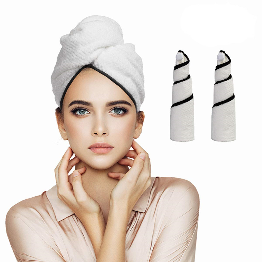 

Hair Fast Drying Towels with,6 Colour,Hair Towel Wraps for Women ,Anti-frizz Quick Dry Magic Head Turban Hat,Super Absorbent