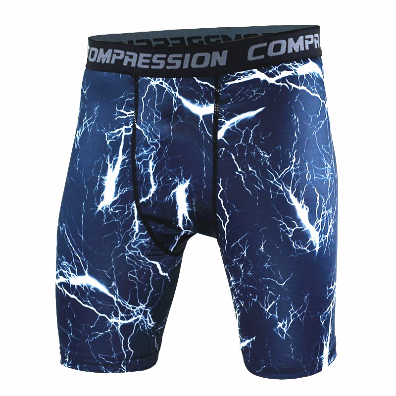

Wholesale 3D Camo Compression Shorts Men 2019 Short Pants MMA High Elastic Skinny Leggings Bodybuilding Tights Men Fitness Sweat shorts, No.13
