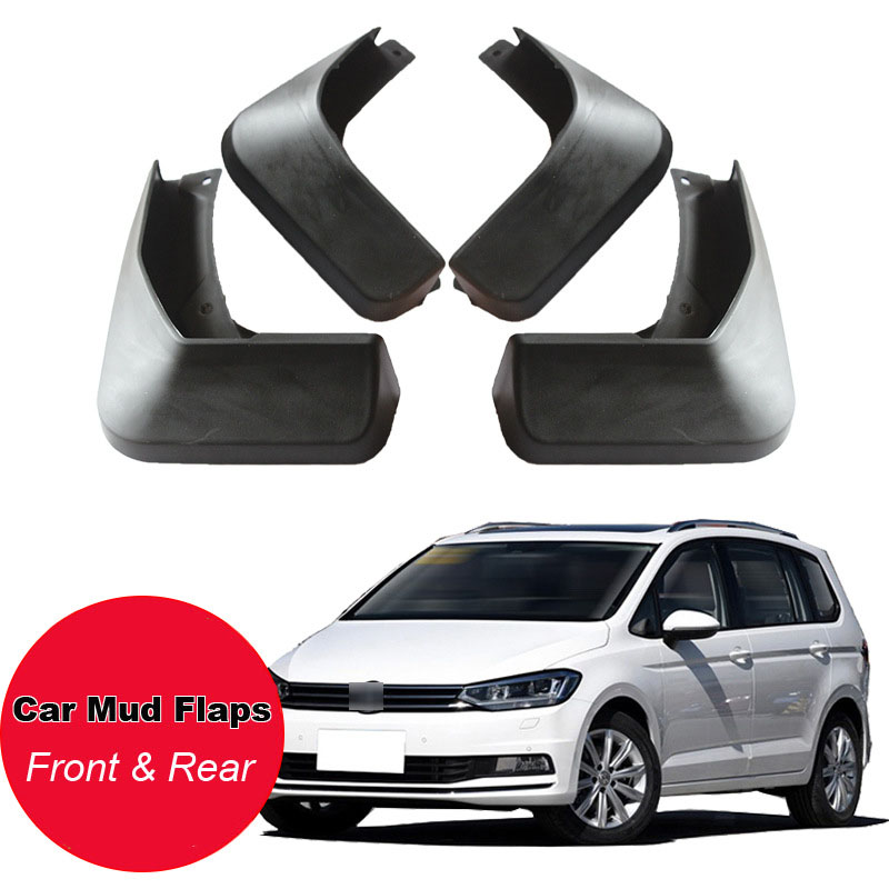 

Tommia For Volkswagen Touran Car Mud Flaps Splash Guard Mudguard Mudflaps 4pcs ABS Front & Rear Fender