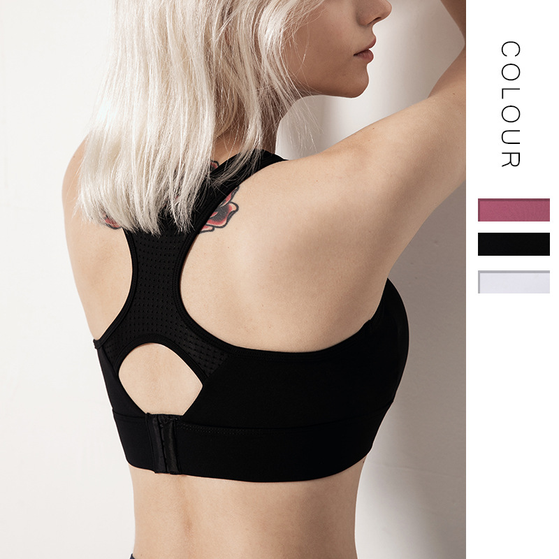 

Sexy Bra Seamless Sport Bra Push Up Sport Top Beauty Back Shockproof Underwear Breathable Brassiere Femme Gym Bh, Black