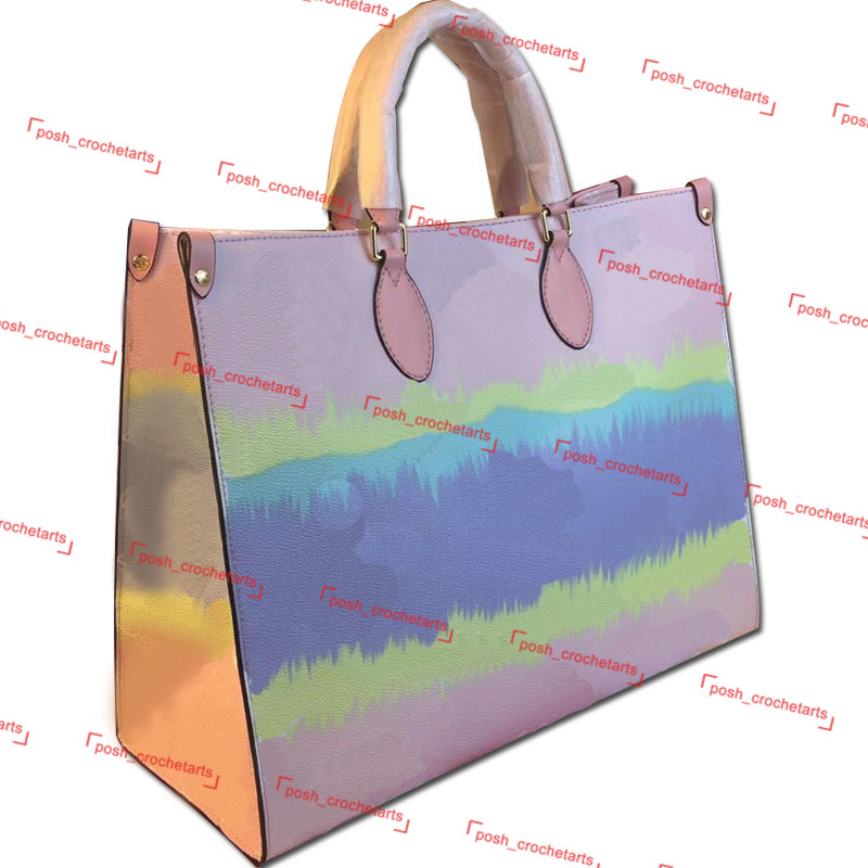 

Designer Tie Dye Tote For Women's Handbag Purses Escale Tote Bag for Sale Pastel Purses For Designer's Tie Dye Fashion